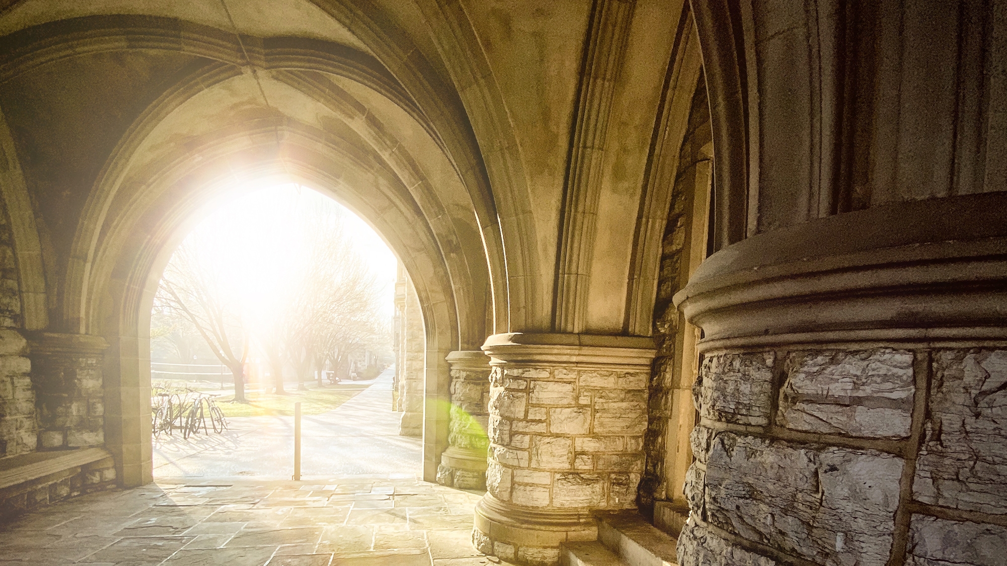 Campus buildings midday